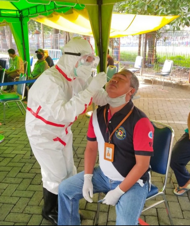Swab Test Dua Klaster Pemanduan  APBS Negatif Covid-19
