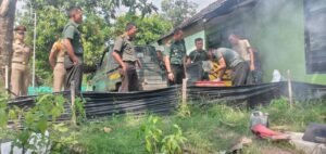 1. Kodim Lamongan Sulap Sampah jadi Paving Block