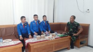 1. Letkol Arm Ketut Terima Kunjungan Tiga Pelajar SMA Taruna Nusantara