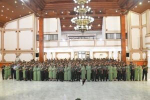 3. Di Bulan Ramadhan Ratusan Prajurit Kodam VBrawijaya Naik Pangkat