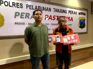 Diduga Edarkan Sabu, Seorang Supir Diamankan Polres Pelabuhan Tanjung Perak Surabaya