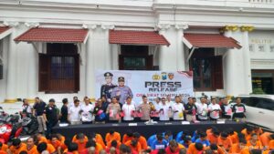 Operasi Sikat Semeru 2024, Polrestabes Surabaya Berhasil Ungkap 45 Kasus