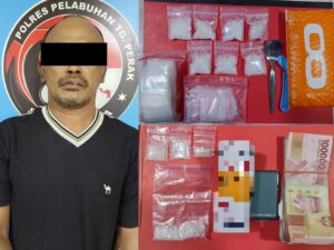 Edarkan Sabu 48,38 gram, CS Ditangkap Polisi