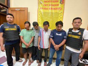 Tertangkap Tangan Main Judol, Empat Pelaku Diamankan Polsek Simokerto
