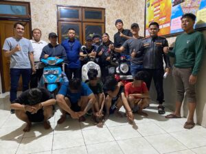 Komplotan Begal dan Curanmor Ditangkap Polsek Simokerto, Para Pelaku Mewek