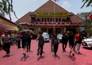 Hendak Tawuran, 10 Remaja Diamankan Serta Diberikan Sanksi Sosial